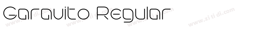 Garavito Regular字体转换 Garavito Regular字体转换